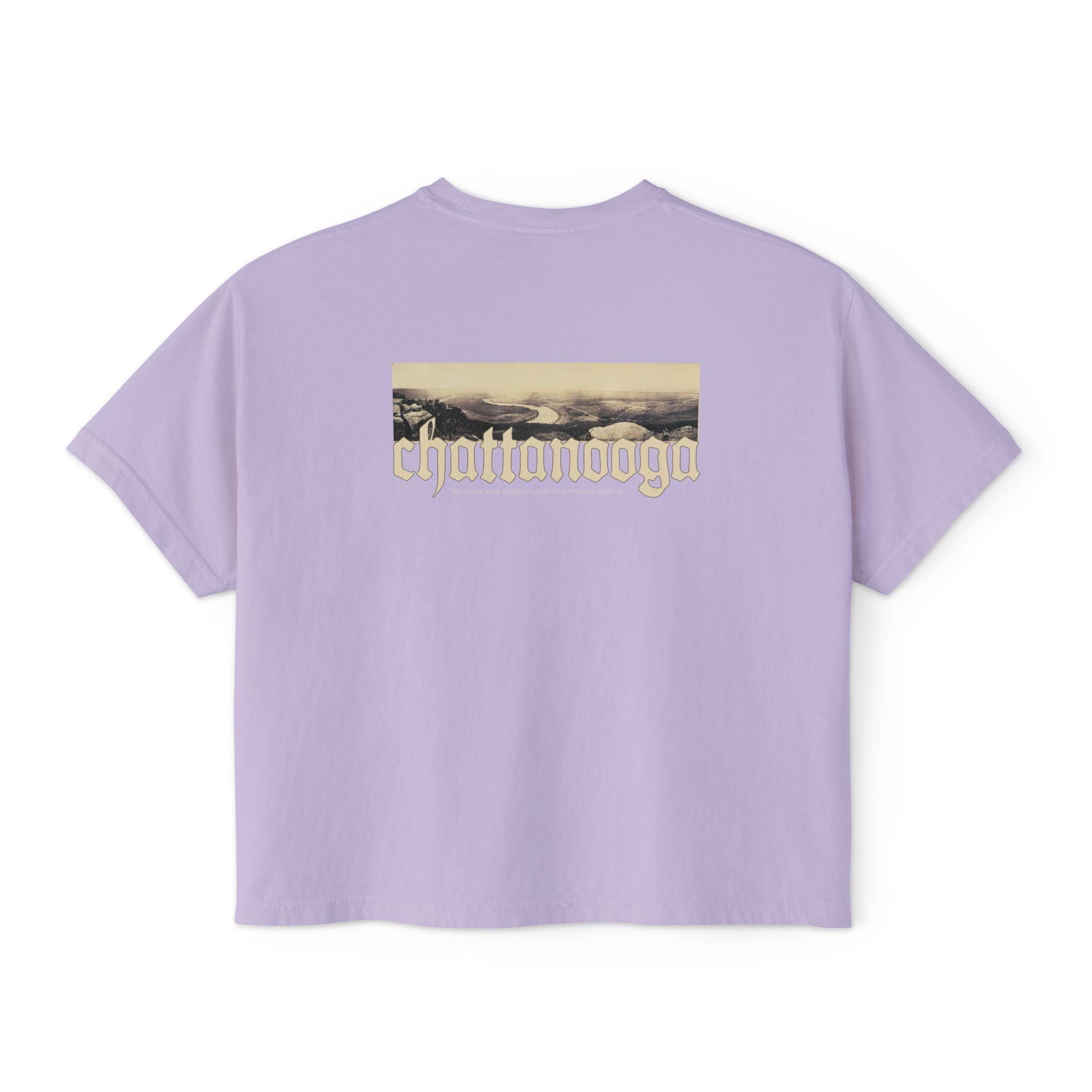 Chattanooga Lookout Mountain Tennessee Women's Boxy Cropped Tee