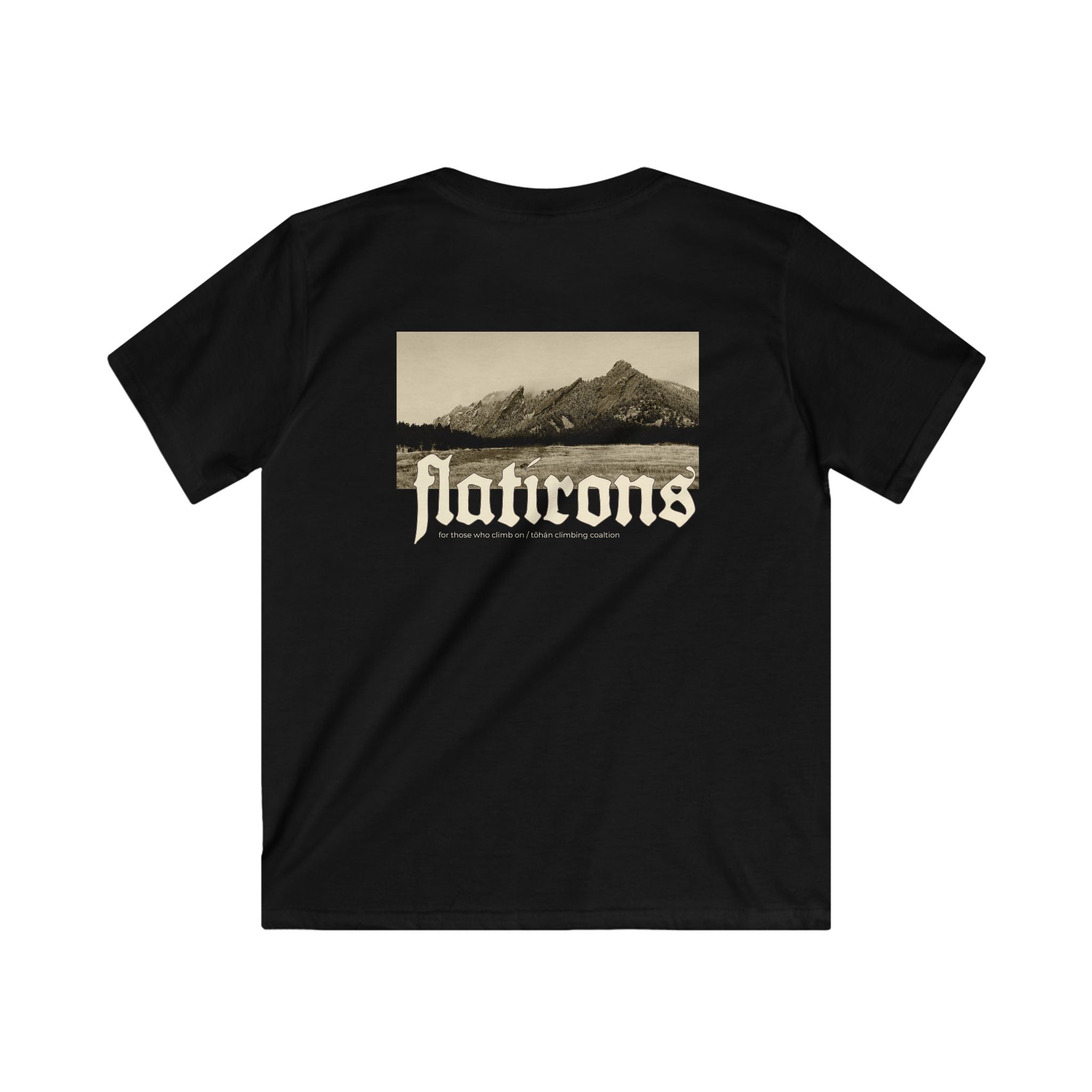 Flatirons Boulder Colorado Modern Youth Relaxed Tee