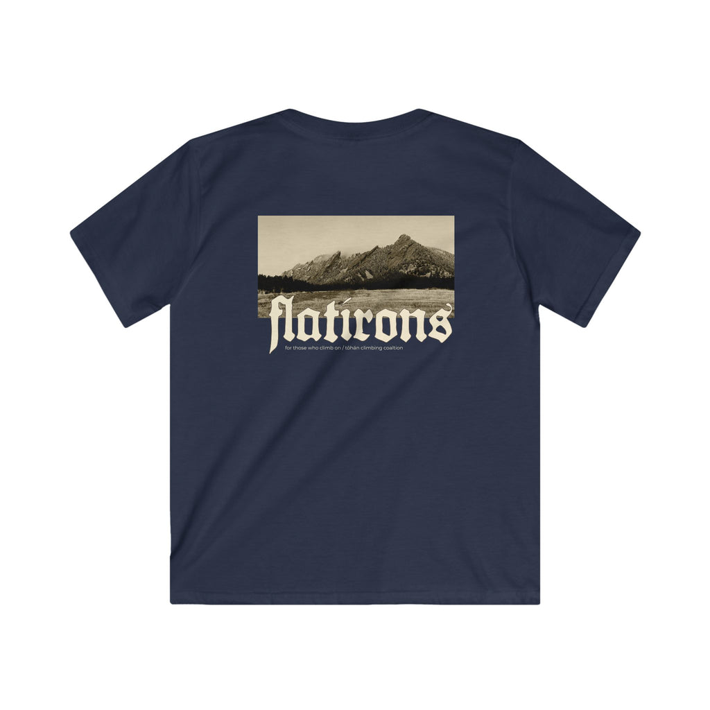 Flatirons Boulder Colorado Modern Youth Relaxed Tee