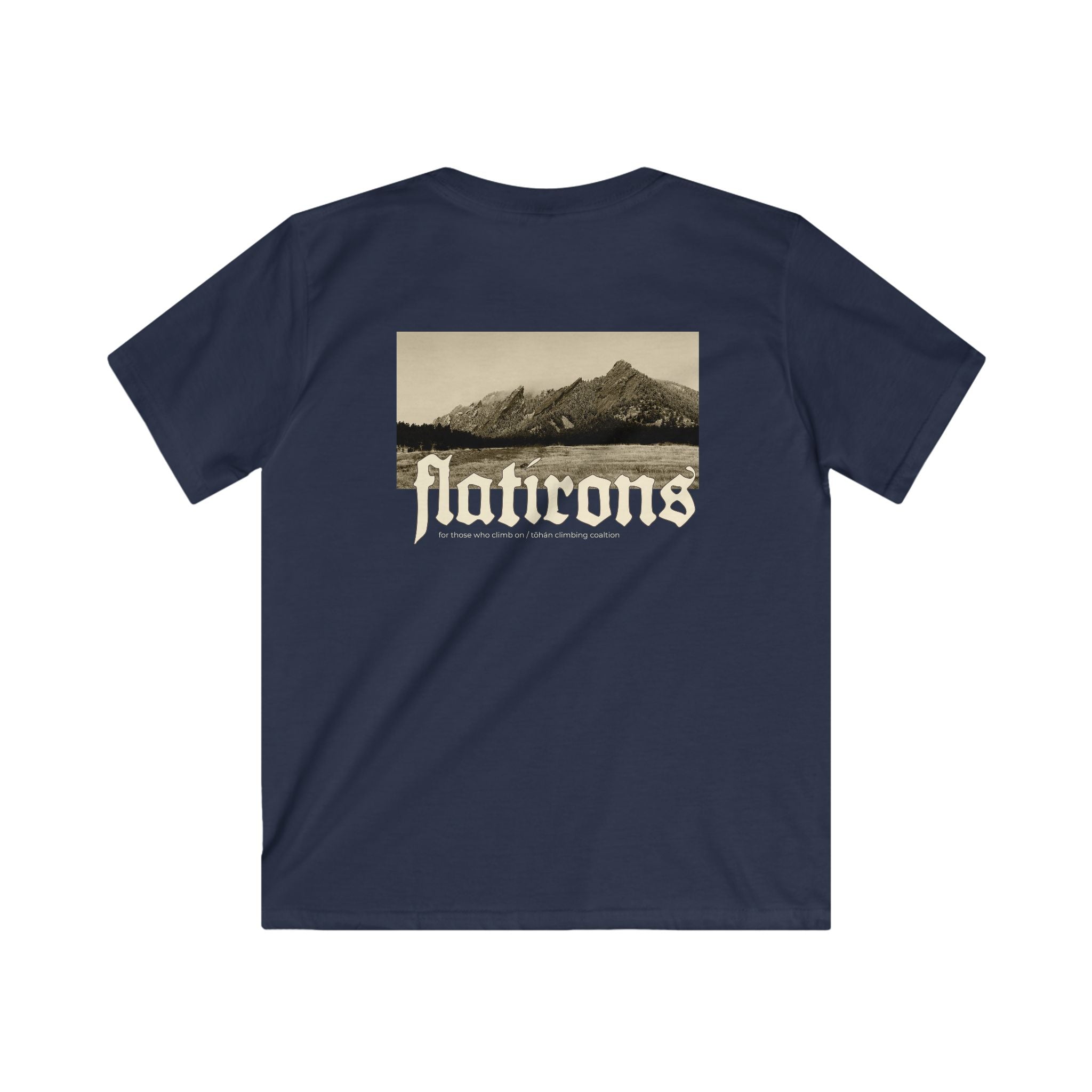 Flatirons Boulder Colorado Modern Youth Relaxed Tee
