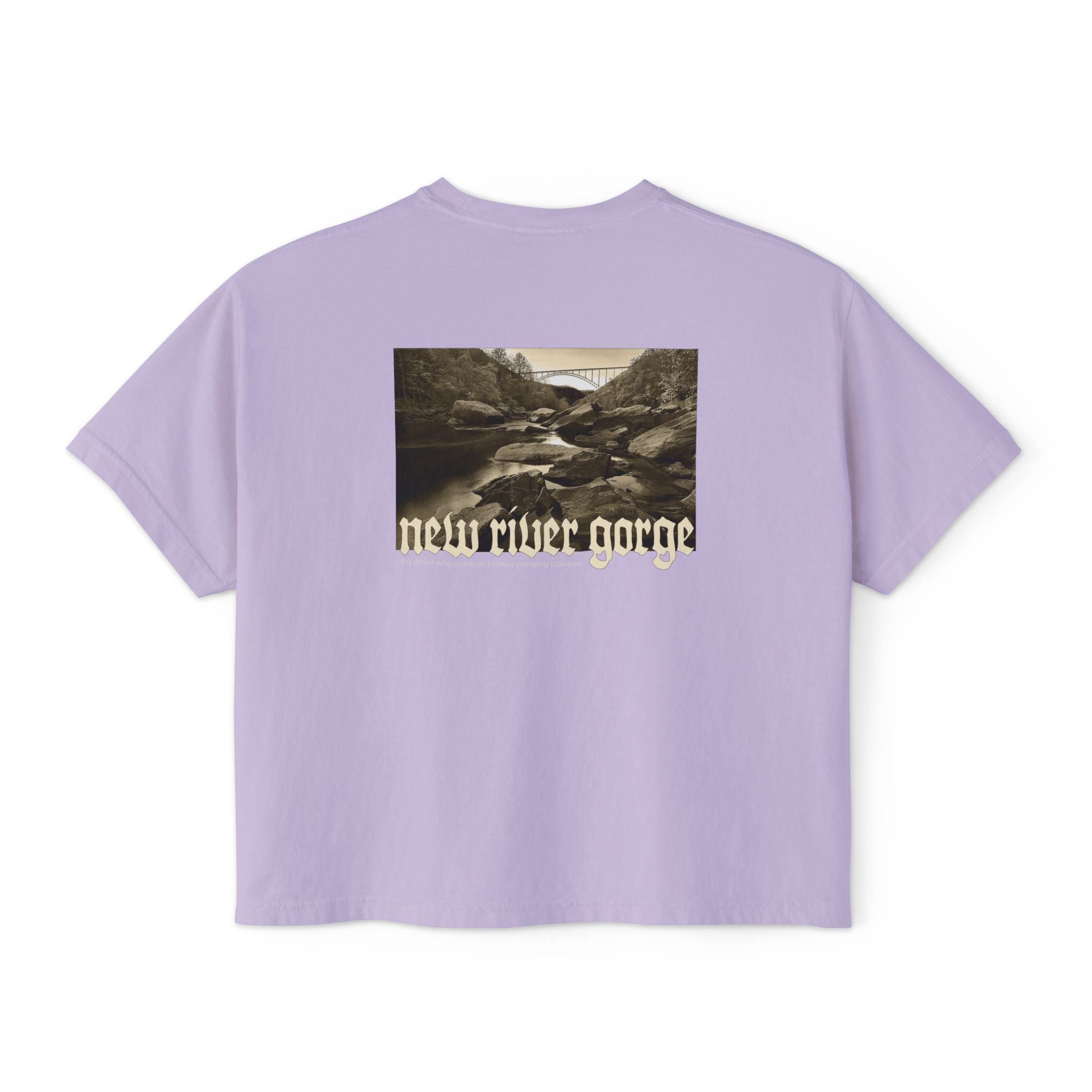New River Gorge National Park West Virginia Women's Cropped Boxy Tee