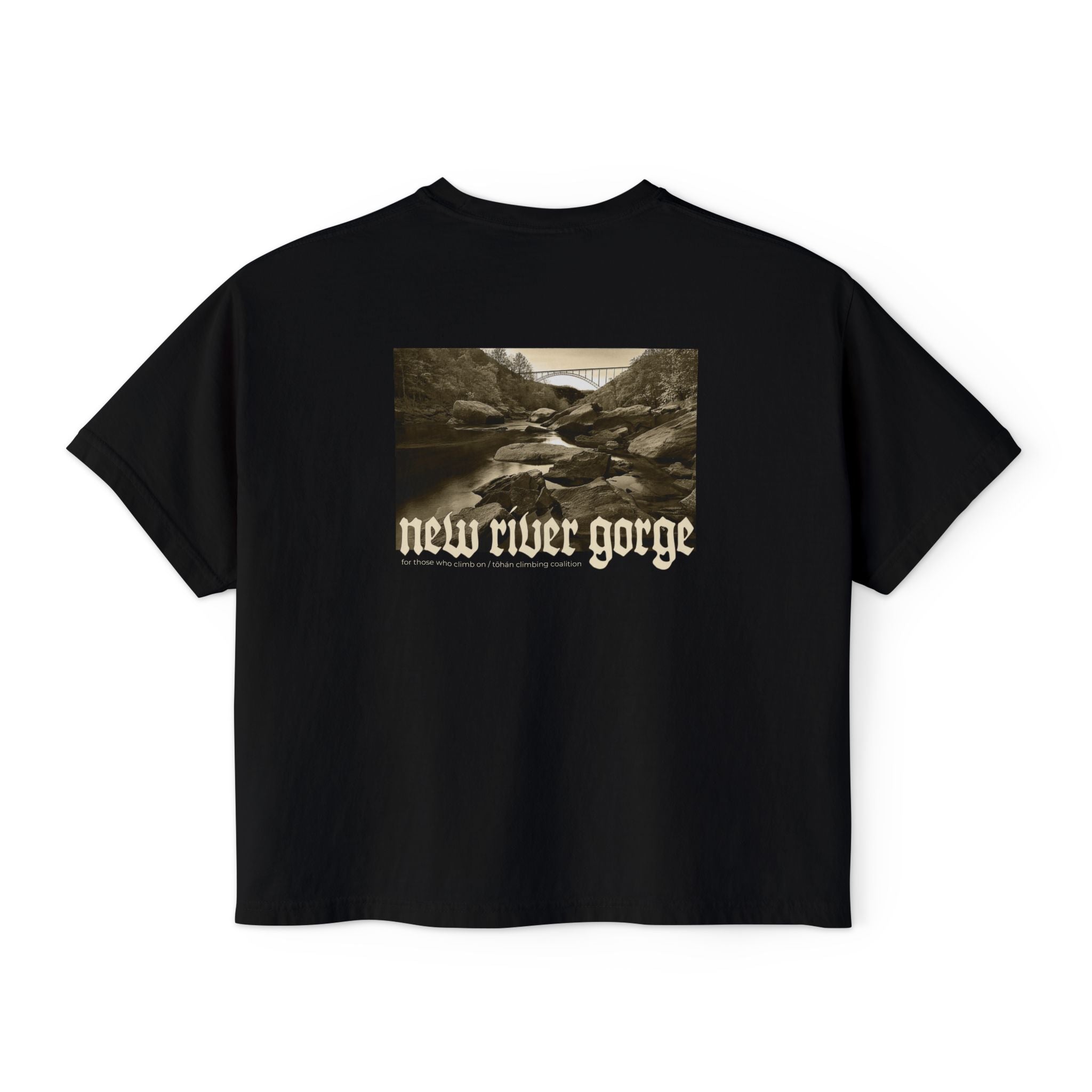 New River Gorge National Park West Virginia Women's Cropped Boxy Tee