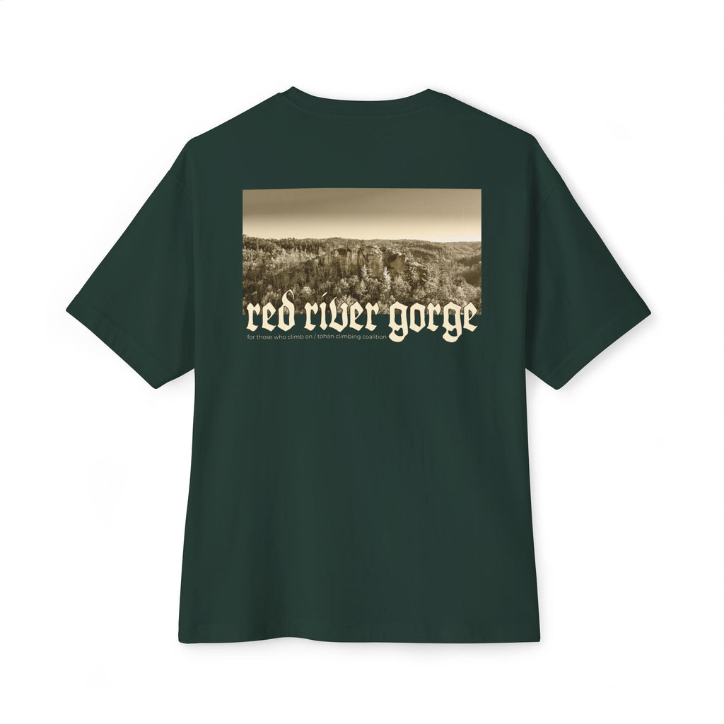 Red River Gorge Half Moon Rock Kentucky Boxy Tee