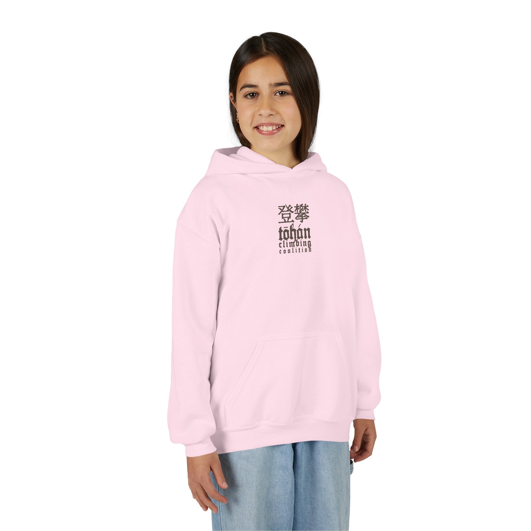 TŌHÁN Climbing Coalition Kanji Signature Youth Hoodie