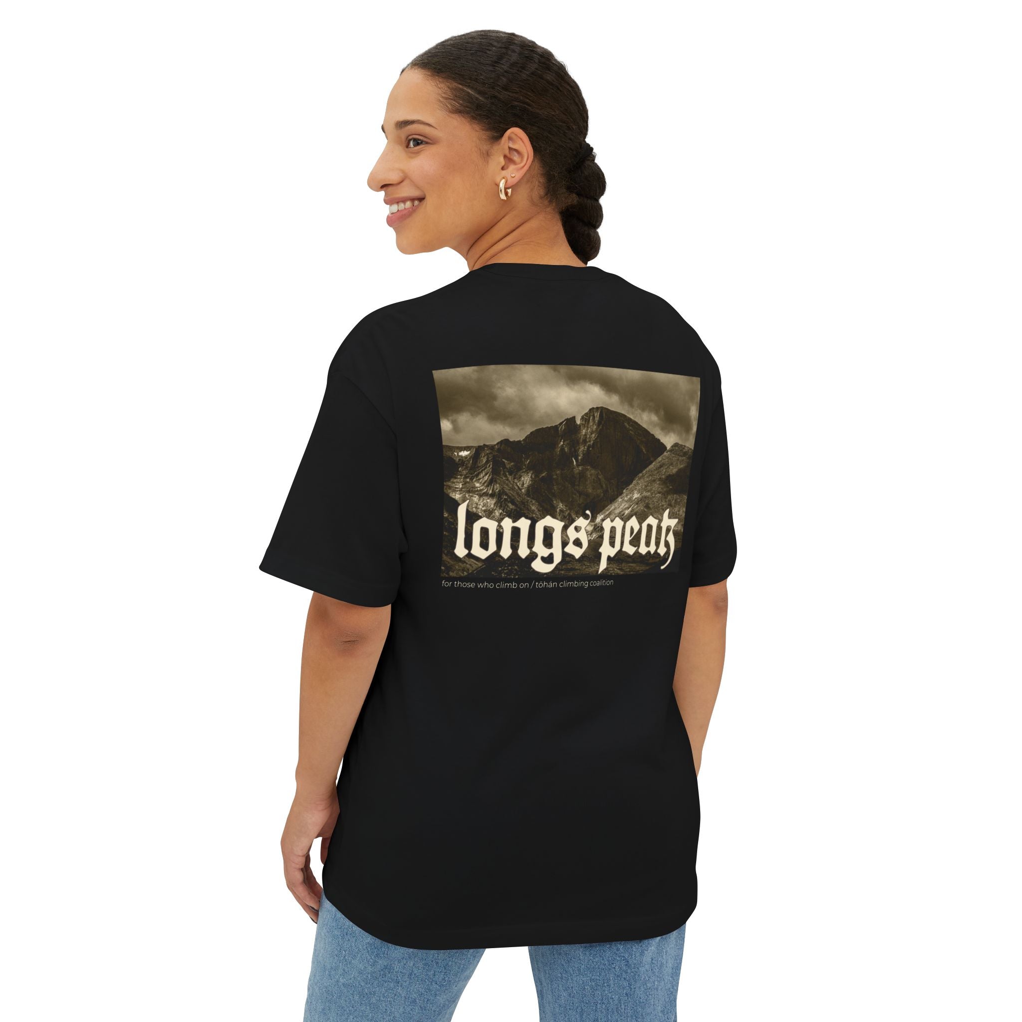 Longs Peak Rocky Mountain National Park Colorado Boxy Tee