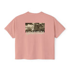 El Capitan Yosemite National Park California Women's Cropped Boxy Tee