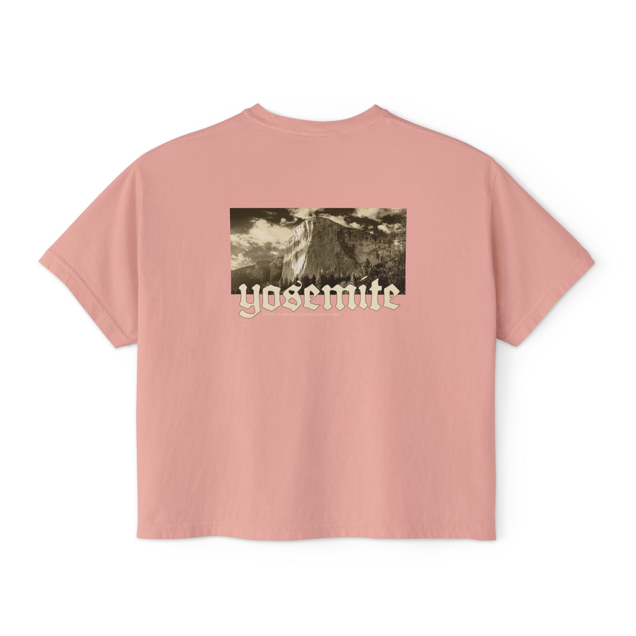 El Capitan Yosemite National Park California Women's Boxy Tee