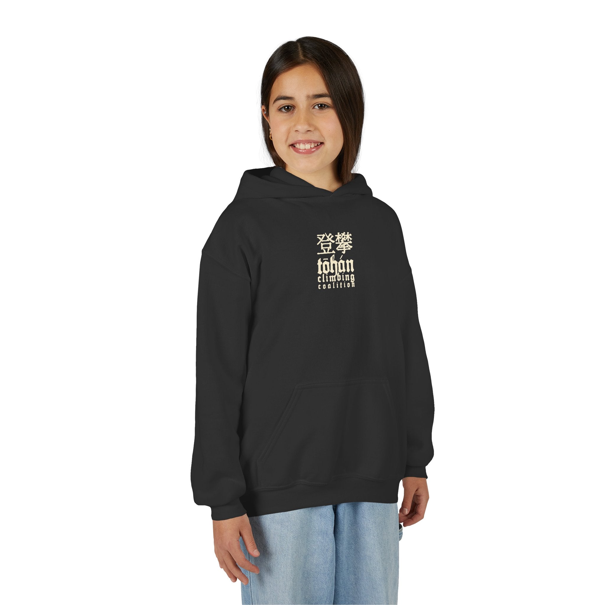 TŌHÁN Climbing Coalition Kanji Signature Youth Hoodie