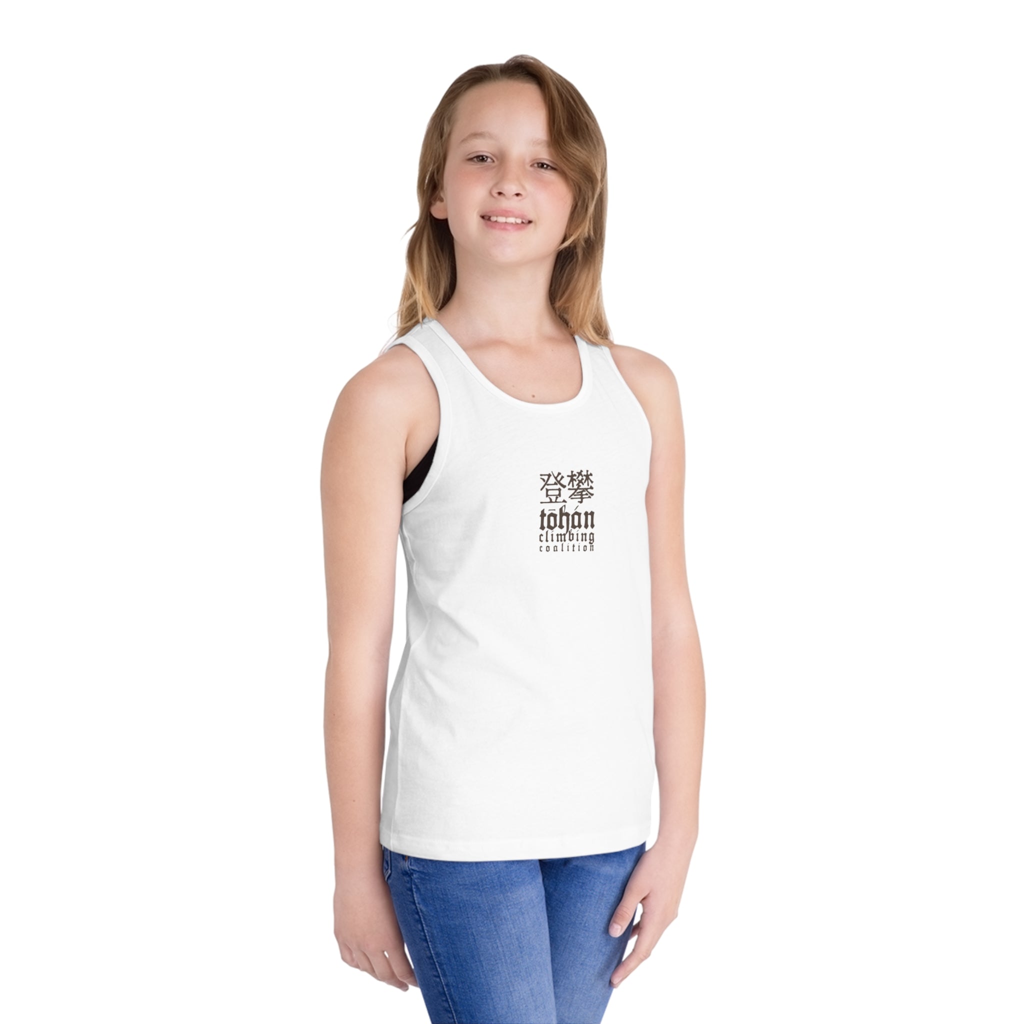 TŌHÁN Climbing Coalition Kanji Signature Youth Tank Top