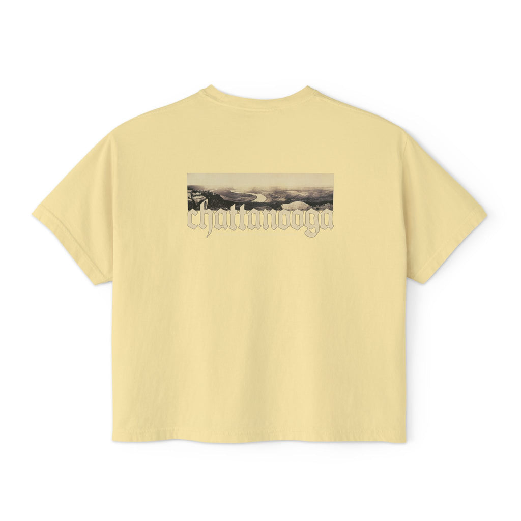 Chattanooga Lookout Mountain Tennessee Women's Boxy Cropped Tee