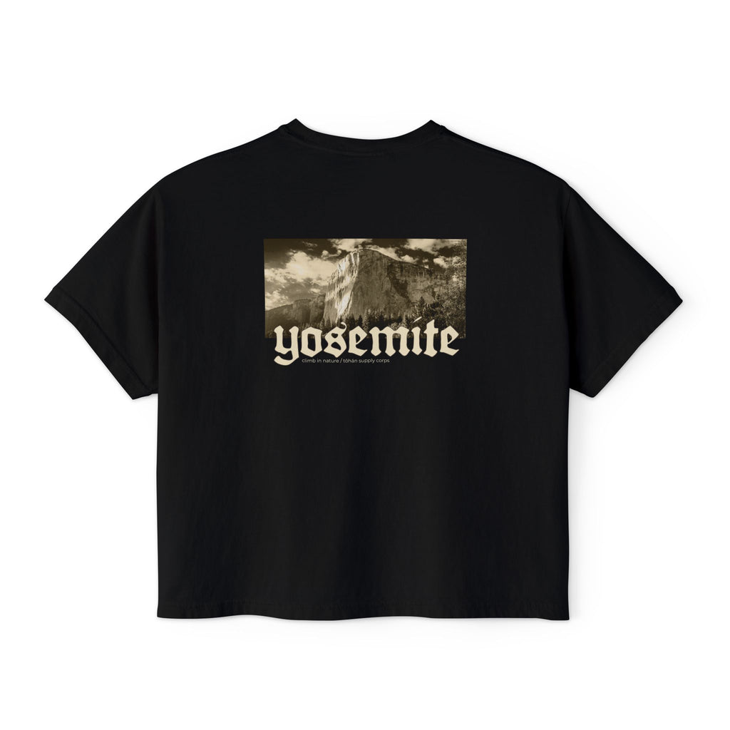El Capitan Yosemite National Park California Women's Boxy Tee