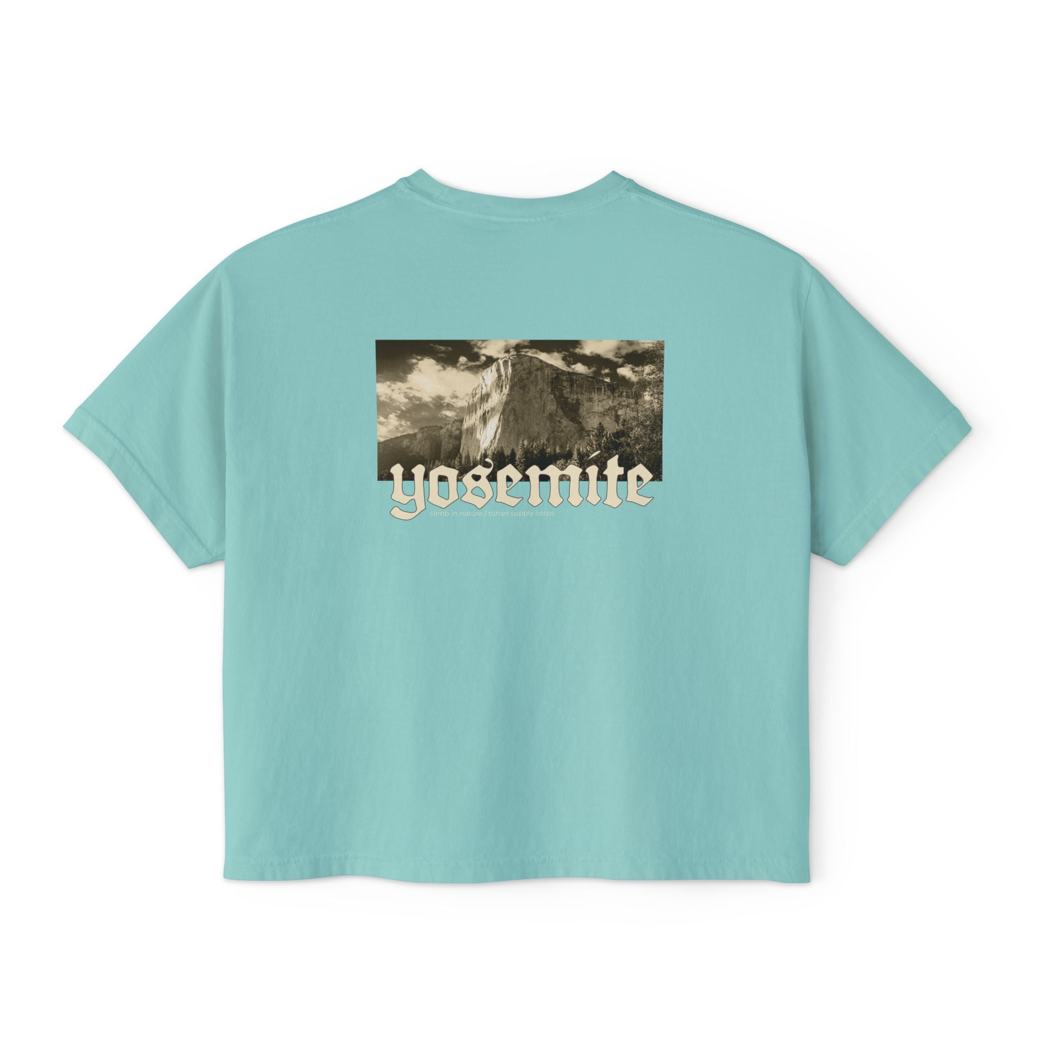 El Capitan Yosemite National Park California Women's Boxy Tee