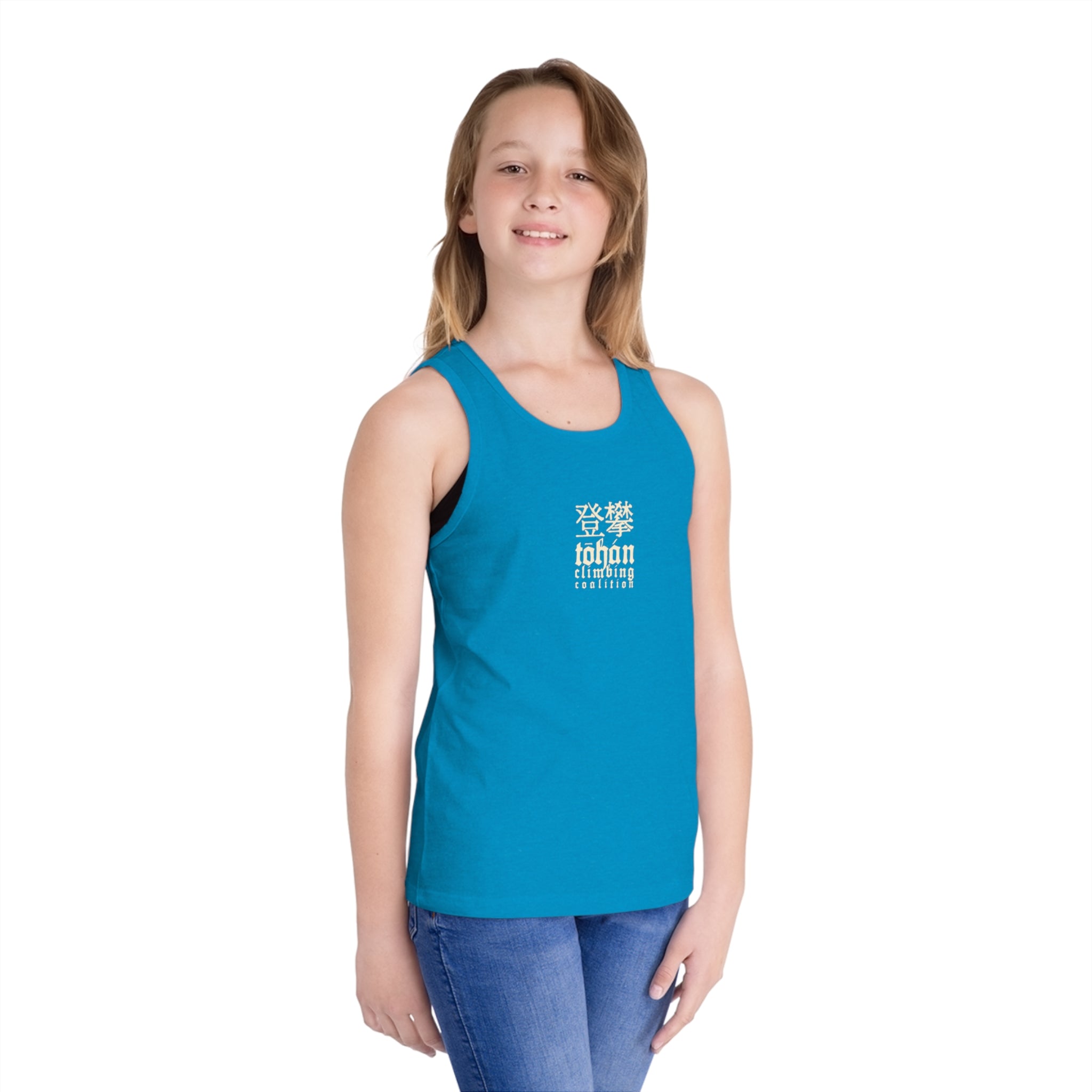 TŌHÁN Climbing Coalition Kanji Signature Youth Tank Top