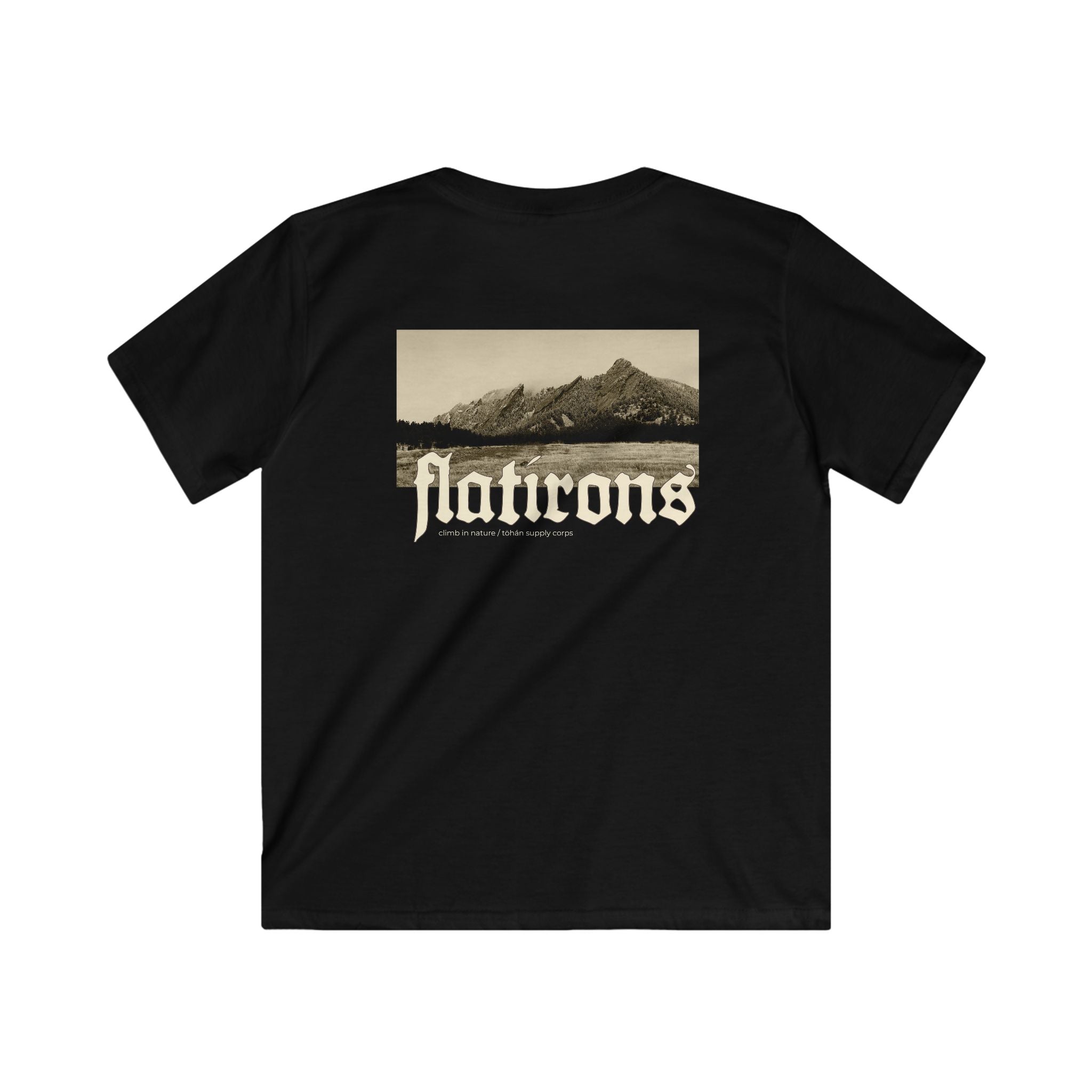 Flatirons Boulder Colorado Modern Youth Tee