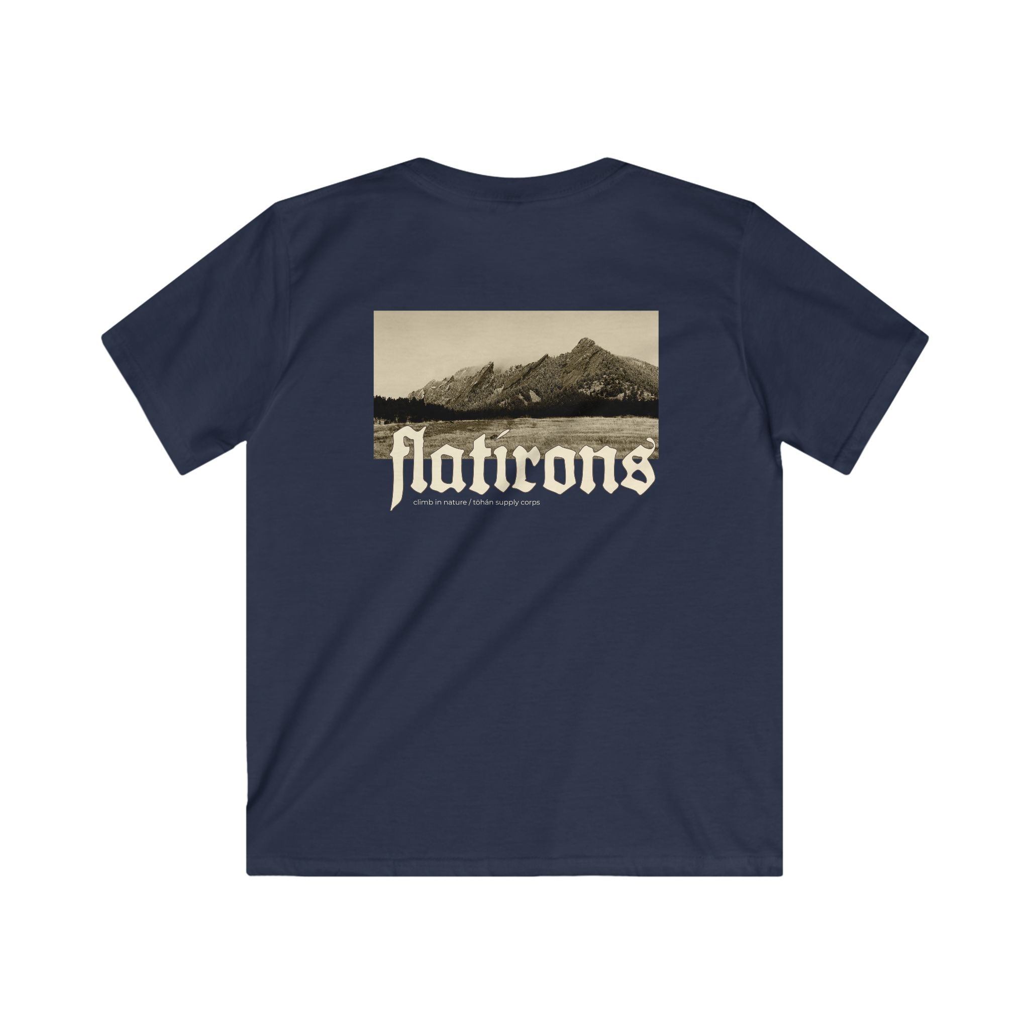 Flatirons Boulder Colorado Modern Youth Tee