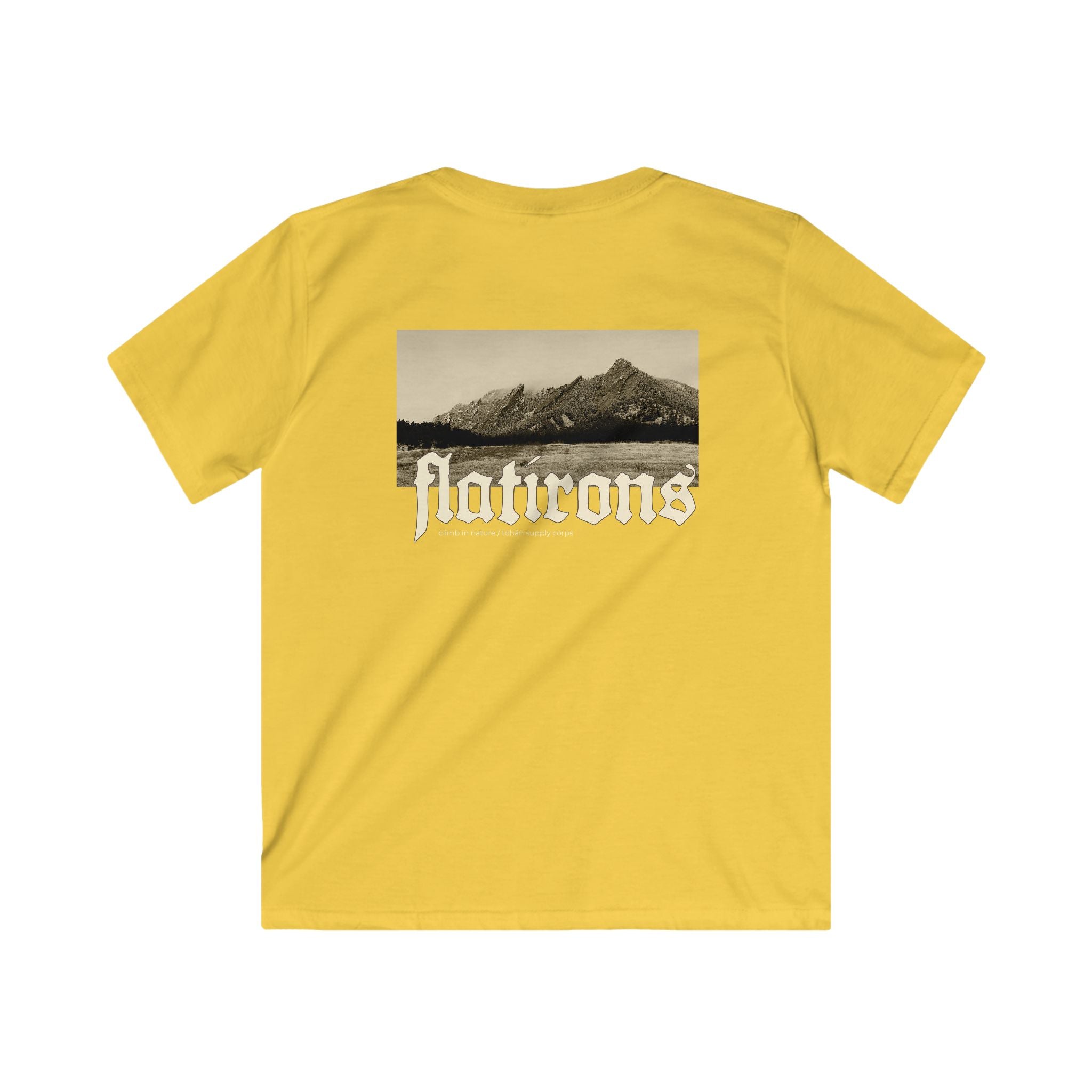 Flatirons Boulder Colorado Modern Youth Tee