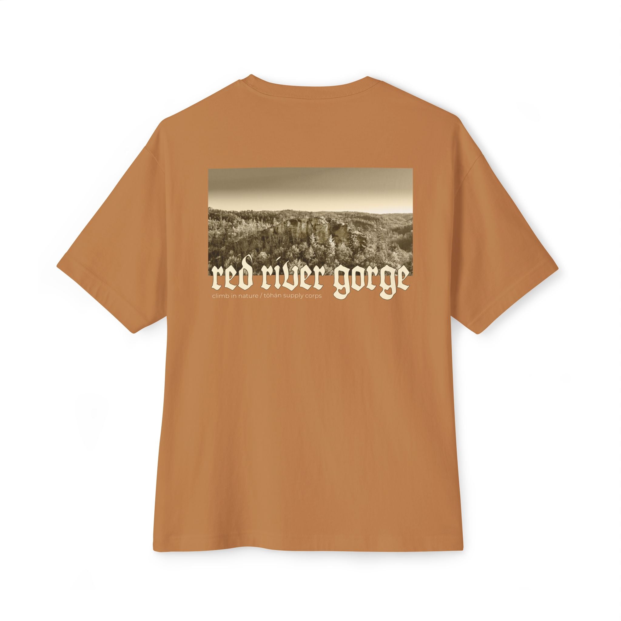 Red River Gorge Half Moon Rock Kentucky Boxy Tee