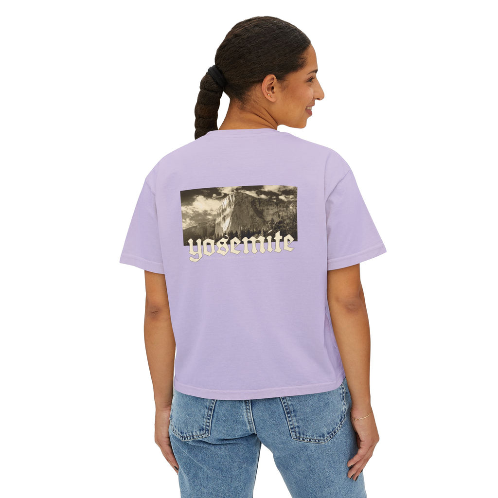 El Capitan Yosemite National Park California Women's Boxy Tee