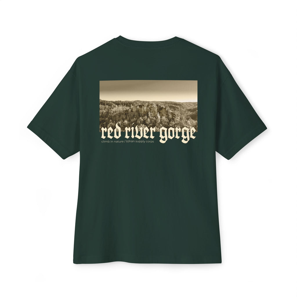 Red River Gorge Half Moon Rock Kentucky Boxy Tee
