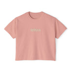 El Capitan Yosemite National Park California Women's Cropped Boxy Tee