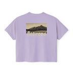 Flatirons Boulder Colorado Women's Cropped Boxy Tee