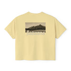 Flatirons Boulder Colorado Women's Cropped Boxy Tee