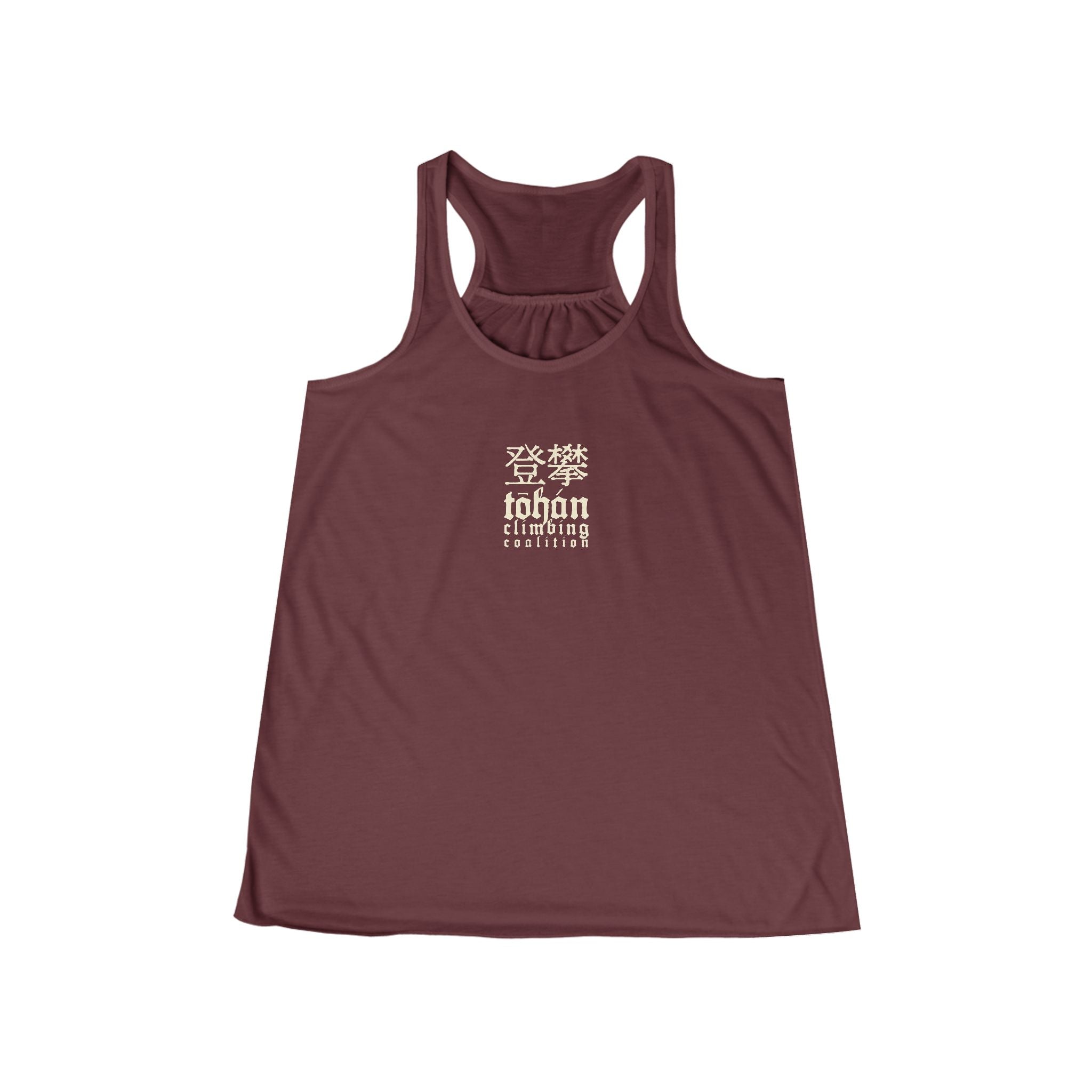 TŌHÁN Climbing Coalition Kanji Signature Flowy Racerback Tank Top