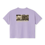 El Capitan Yosemite National Park California Women's Cropped Boxy Tee