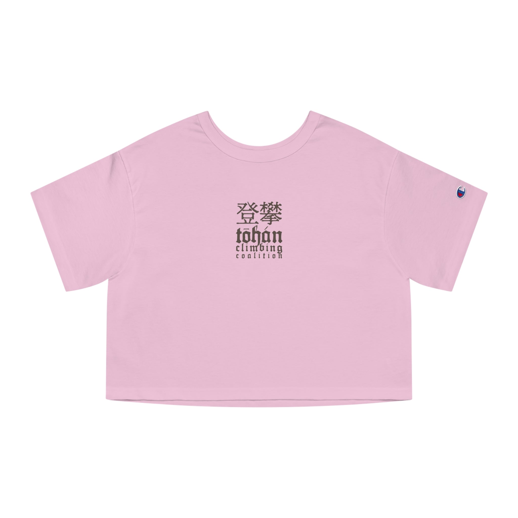 TŌHÁN Climbing Coalition Kanji Signature Women's Cropped T-Shirt