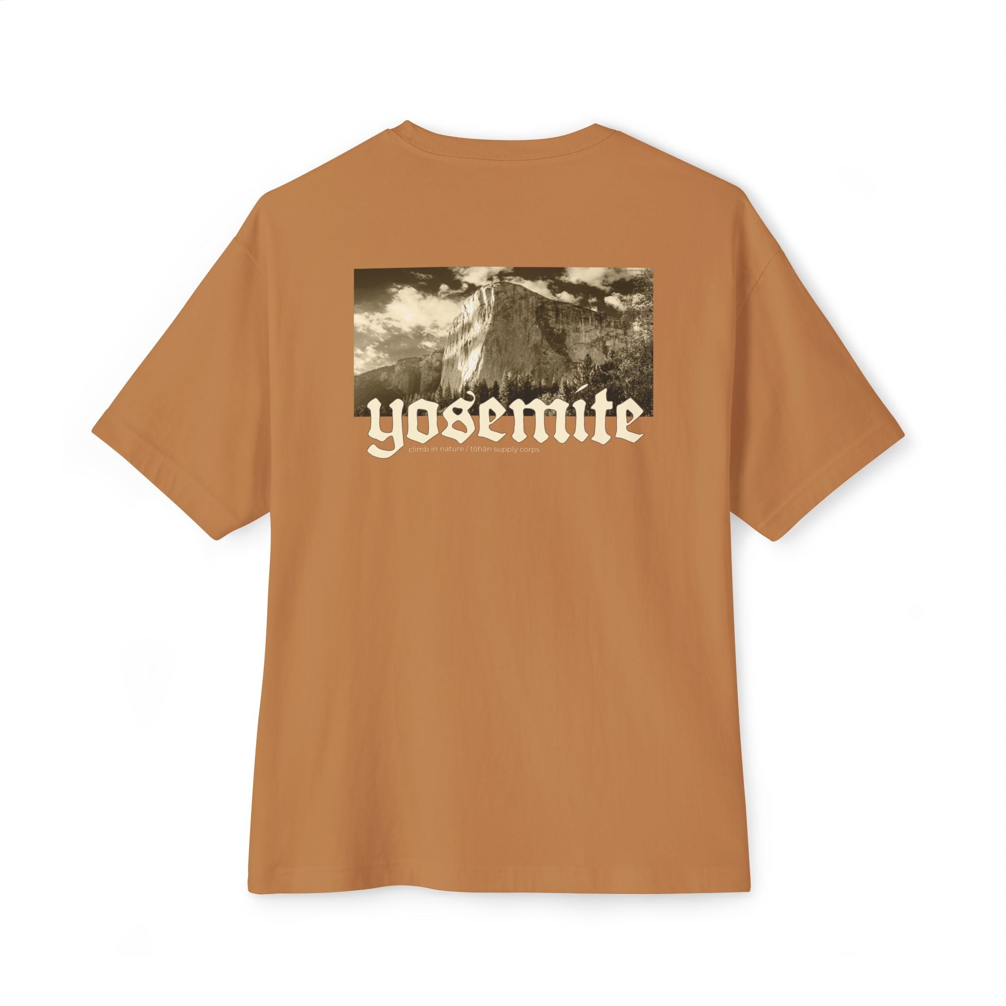 El Capitan Yosemite National Park California Boxy Tee