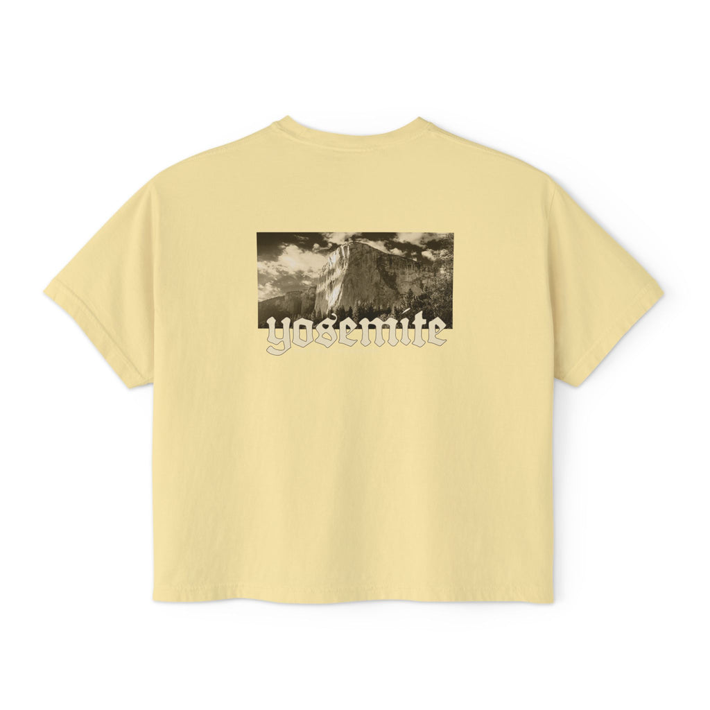 El Capitan Yosemite National Park California Women's Boxy Tee