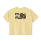 El Capitan Yosemite National Park California Women's Cropped Boxy Tee