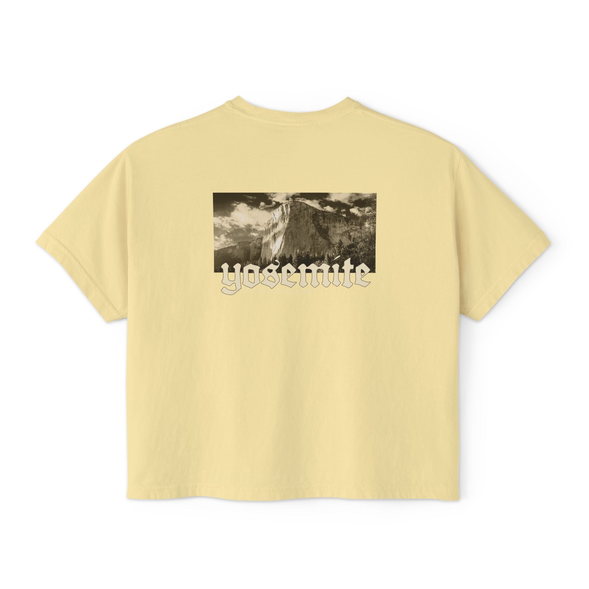 El Capitan Yosemite National Park California Women's Boxy Tee