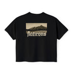 Flatirons Boulder Colorado Women's Cropped Boxy Tee