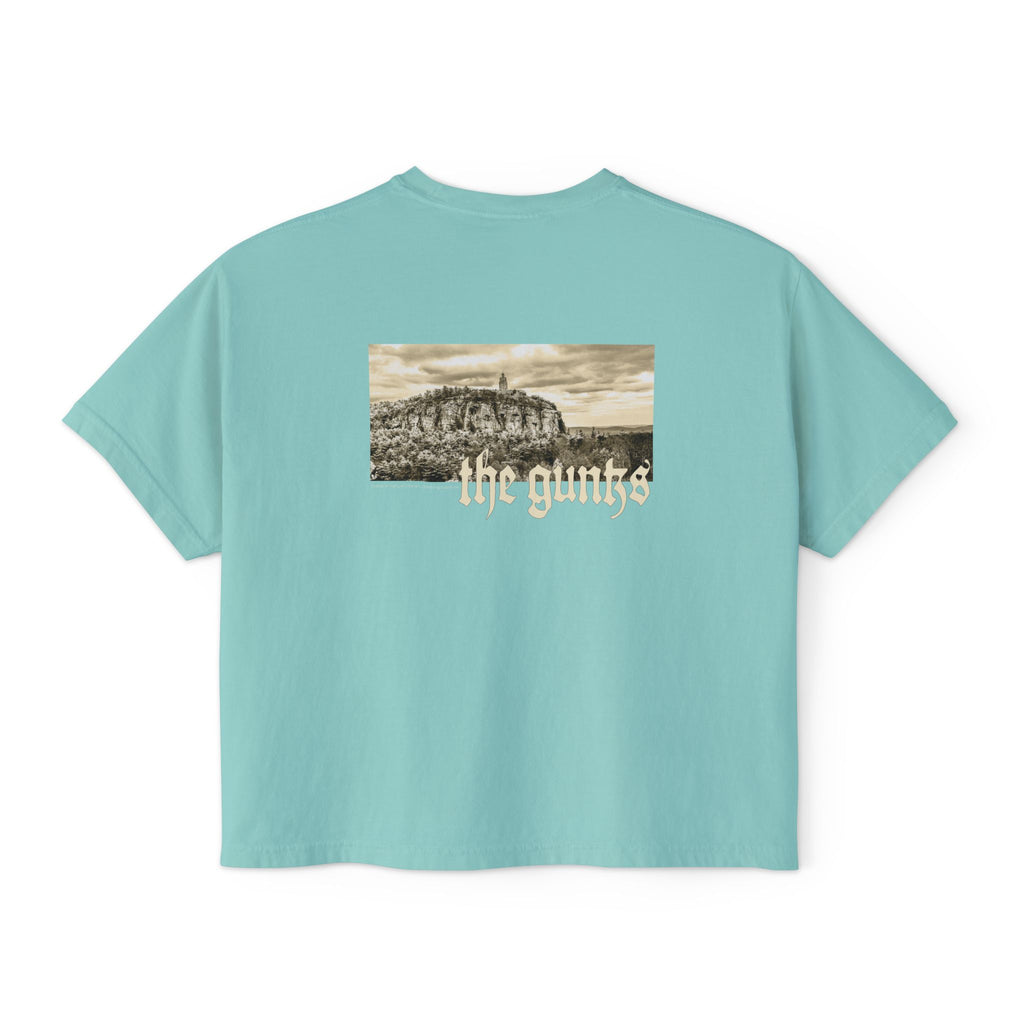 Shawangunks The Gunks Sky Top Tower New York Women's Cropped Boxy Tee