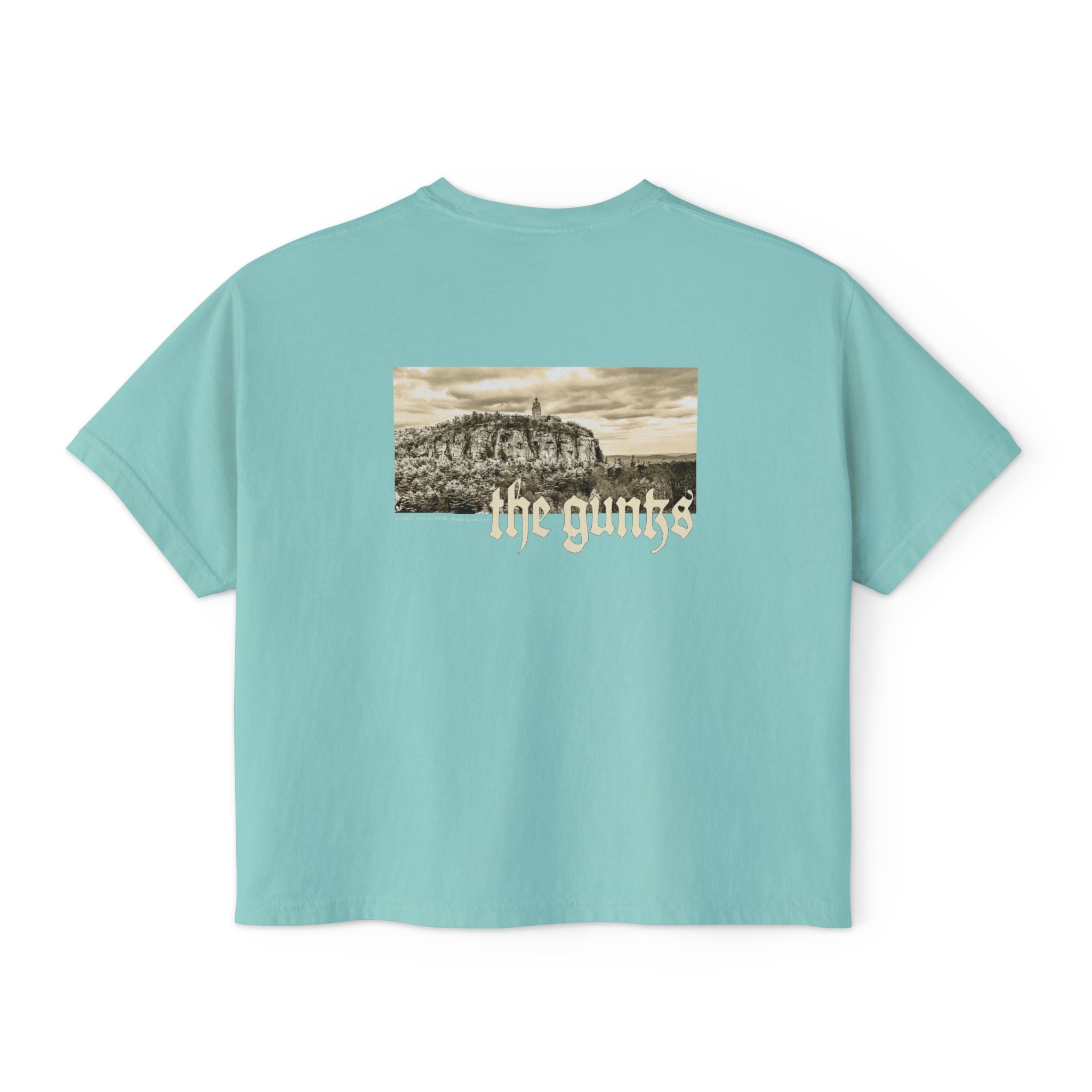 Shawangunks The Gunks Sky Top Tower New York Women's Cropped Boxy Tee
